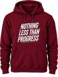 Nothing Less Than Progress™ Pullover Hoodie – Black