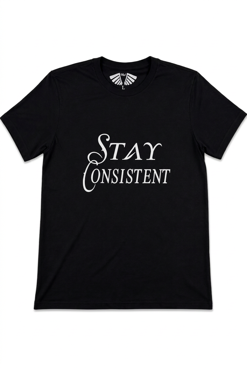 Black Stay Consistent shirt