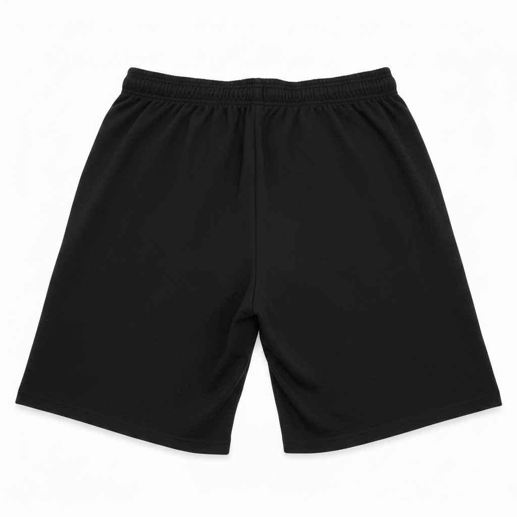 ELEVATE™ Reflective Jogger Shorts - Black Back View