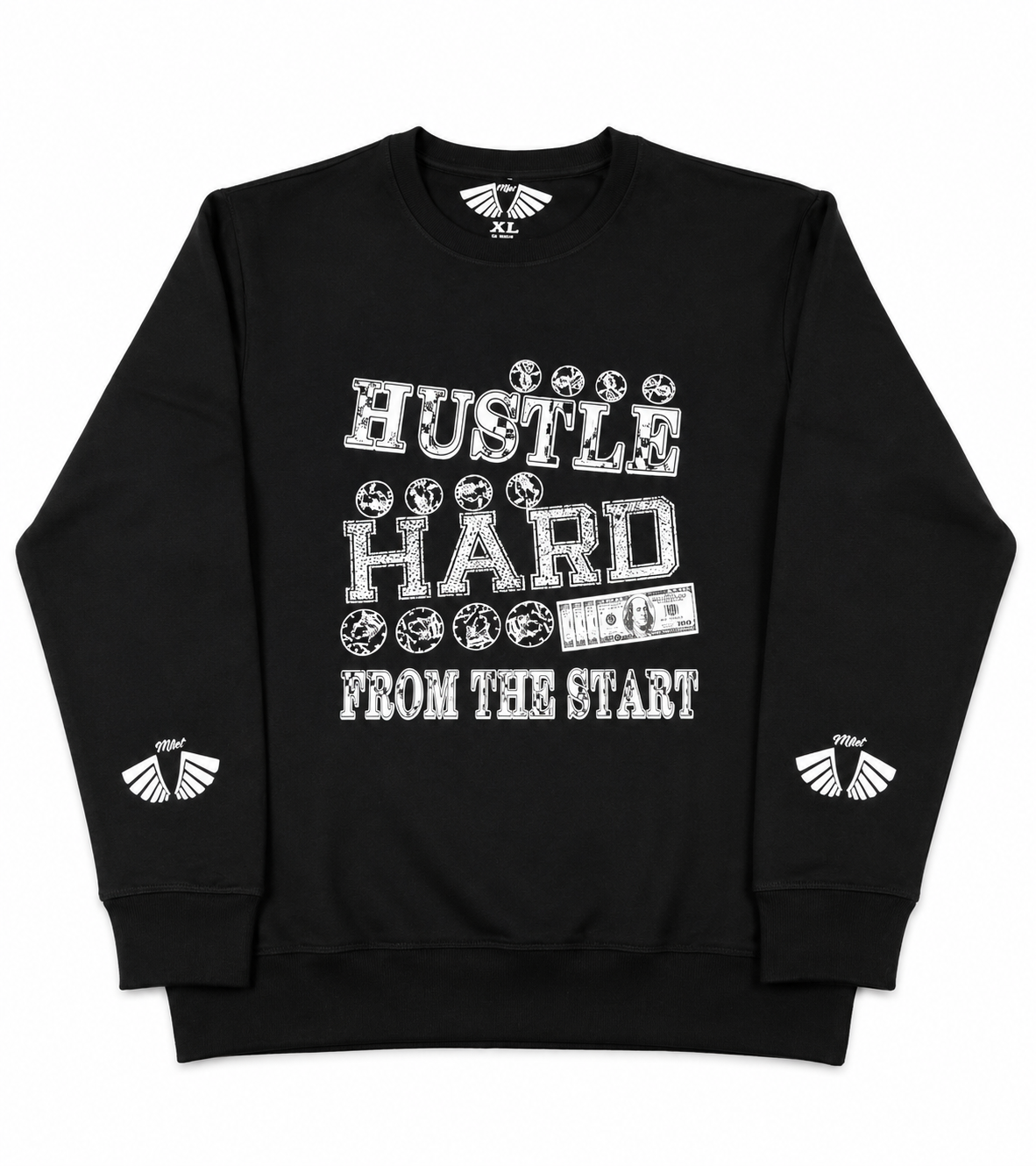 Hustle Hard From the Start Crewneck Sweatshirt