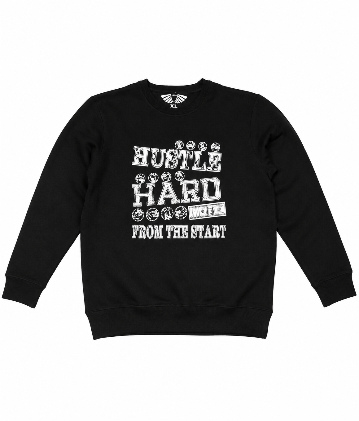 Hustle Hard From the Start Crewneck Sweatshirt