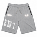MFIET ELEVATE reflective jogger shorts in Clarity Grey featuring reflective graphics and zippered pockets.