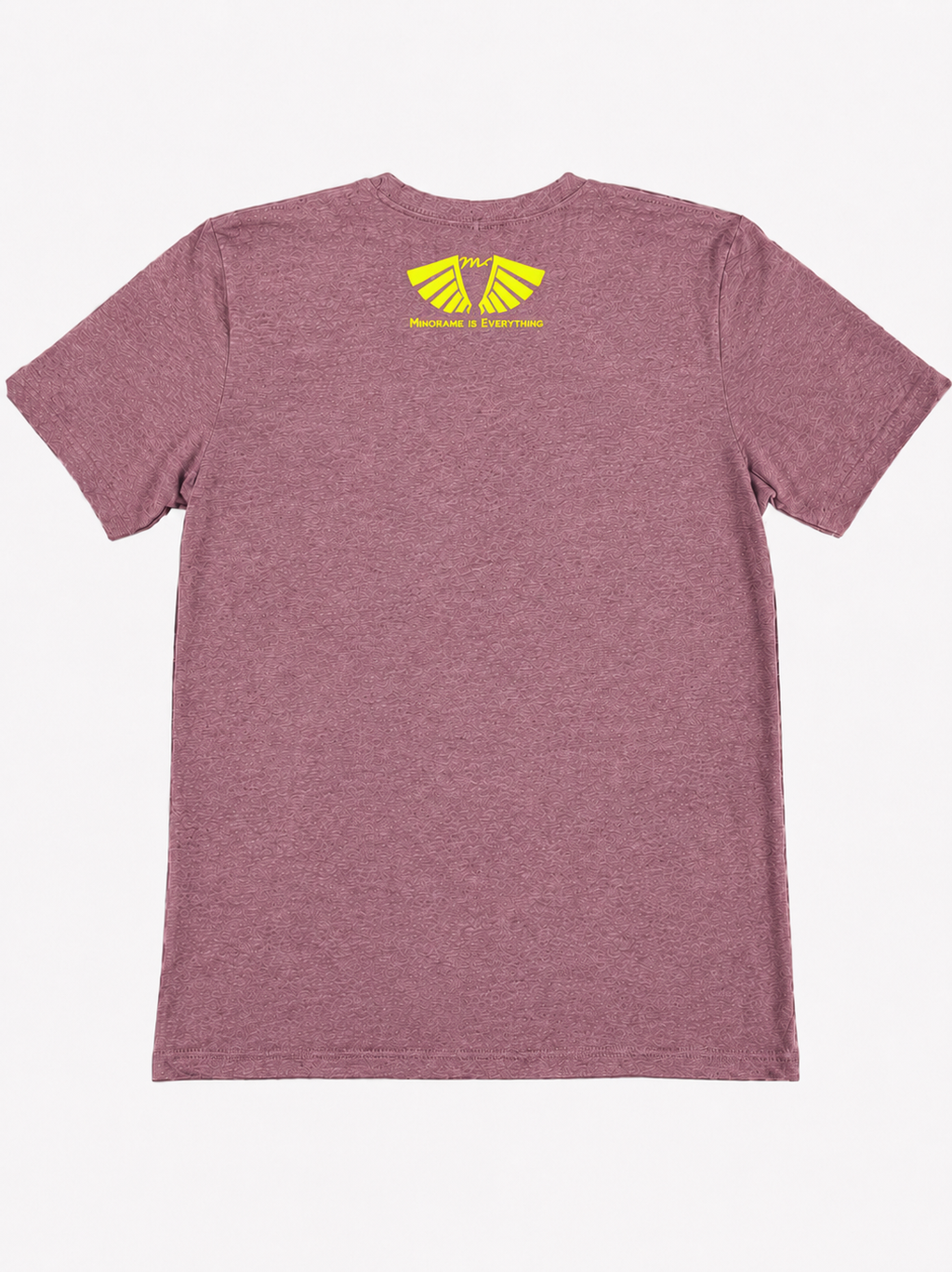 Back view of MFIET Nothing Less Than Progress t-shirt in Confidence Mauve featuring Mindframe Is Everythang logo branding