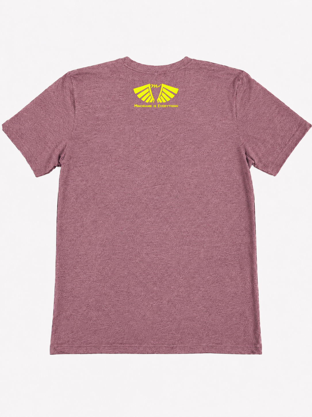 Back view of MFIET Nothing Less Than Progress t-shirt in Confidence Mauve featuring Mindframe Is Everythang logo branding