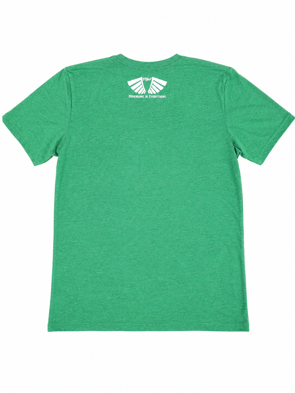 MFIET Nothing Less Than Progress t-shirt in Progress Green featuring motivational growth mindset graphic on back.