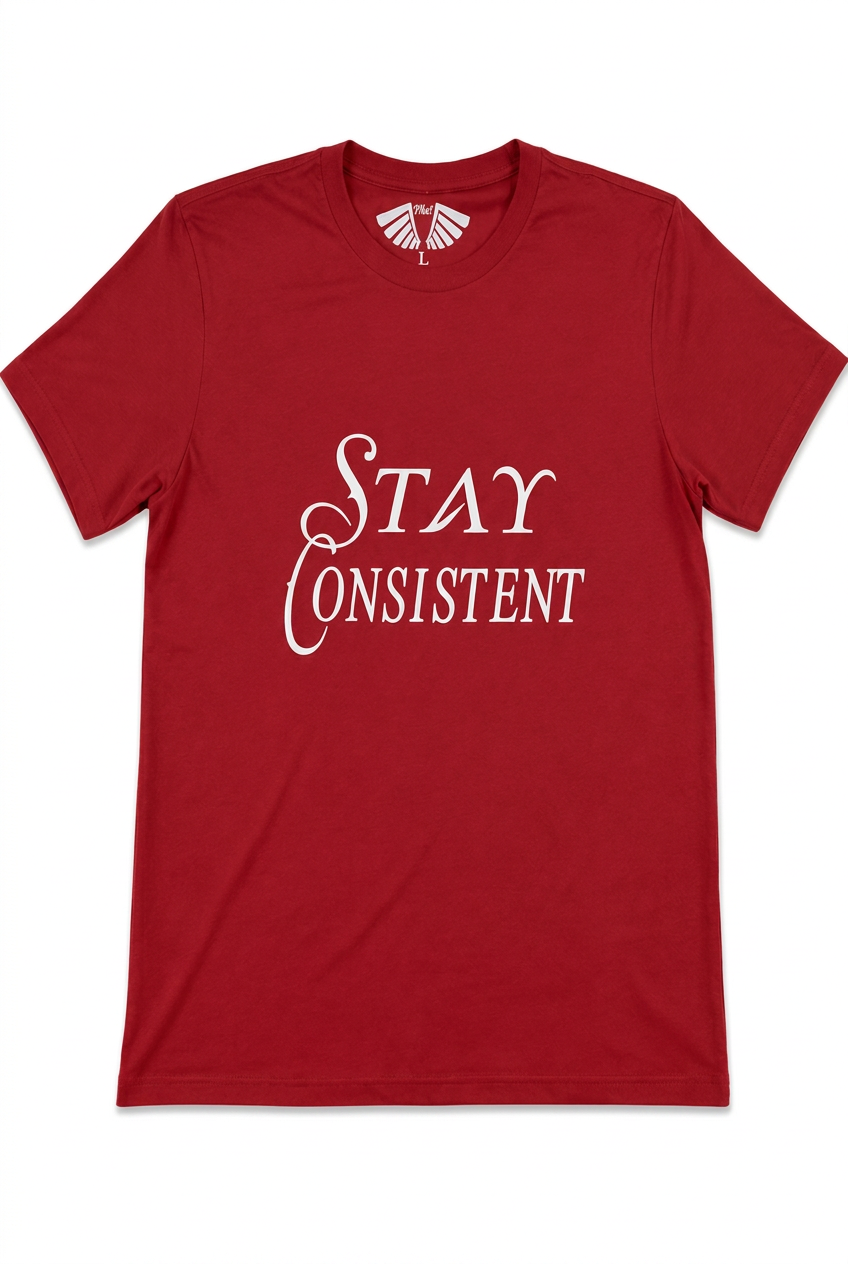 Red Stay Consistent shirt